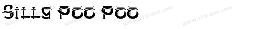 Silly Poo-Poo字体转换